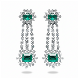 The Emerald Cascade Earrings