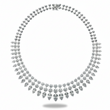 Triple Row Diamond Necklace