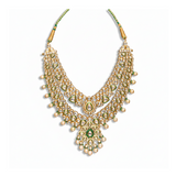 Regal Polki Pearl Necklace
