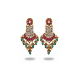 Regal Emerald Gold Necklace