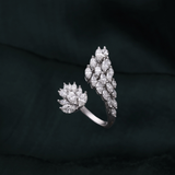 Plume Diamond Ring