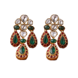 Ombre Polki Earrings